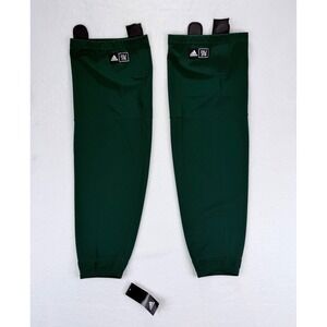 Adidas Hockey Socks Men 2XL Forest Green Mesh Performance Ice Hockey Gear NEW